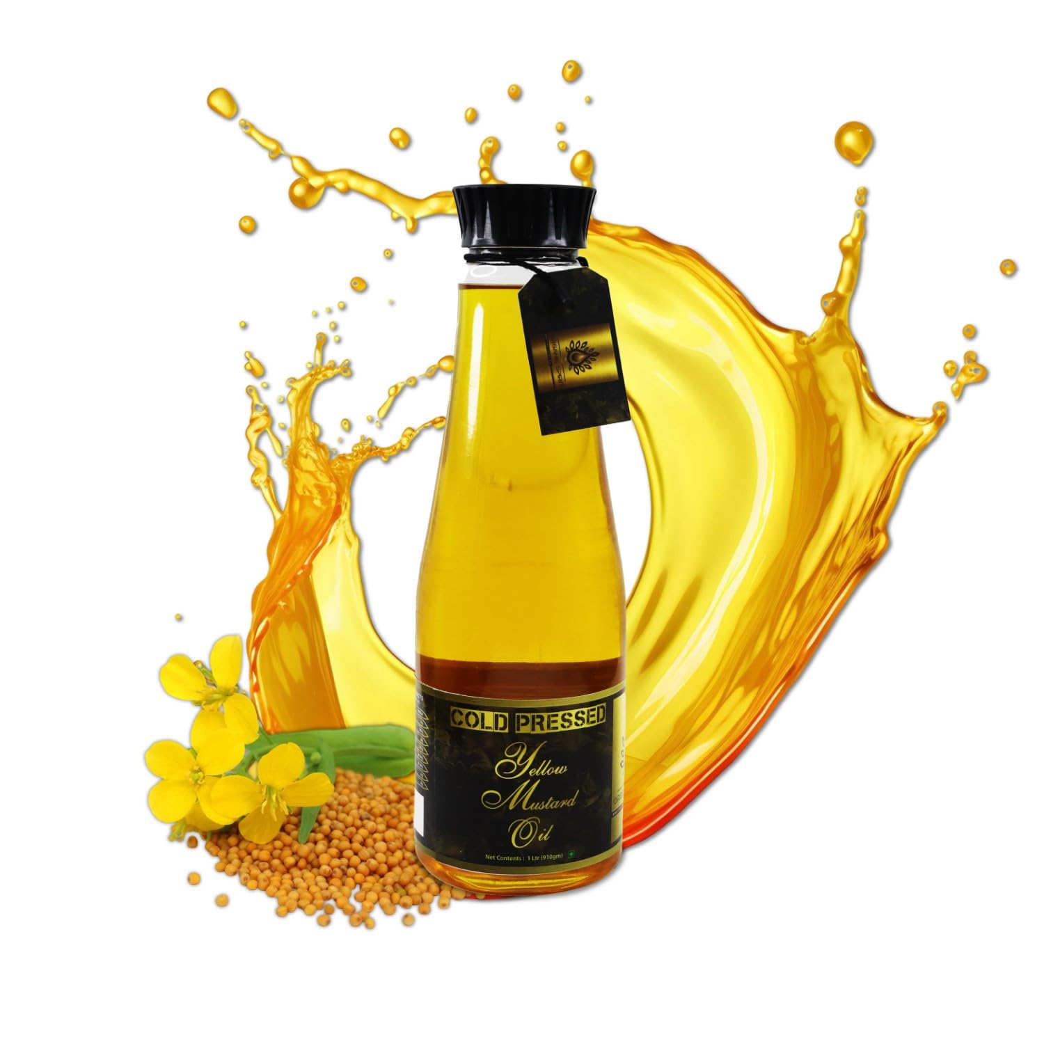 ORGANIC SPIRIT Cold Pressed Yellow Mustard Oil | 100% Pure, Unrefined, Unadulterated | Wooden Ghani/Kolhu Extracted | High Smoke Point | Low Rancidity | Omega-3 Rich | Zero Sugar, Zero Sodium, Zero Cholesterol | Ideal for Cooking & Pickling-5L - Image 8